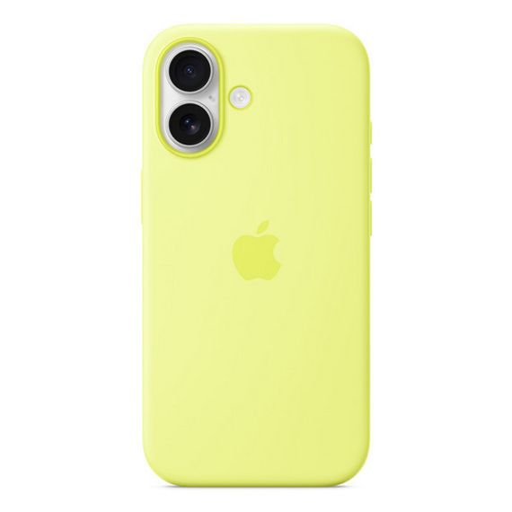 Чехол Apple Silicone Case для iPhone 17 с MagSafe (MGEV4) Neon Yellow