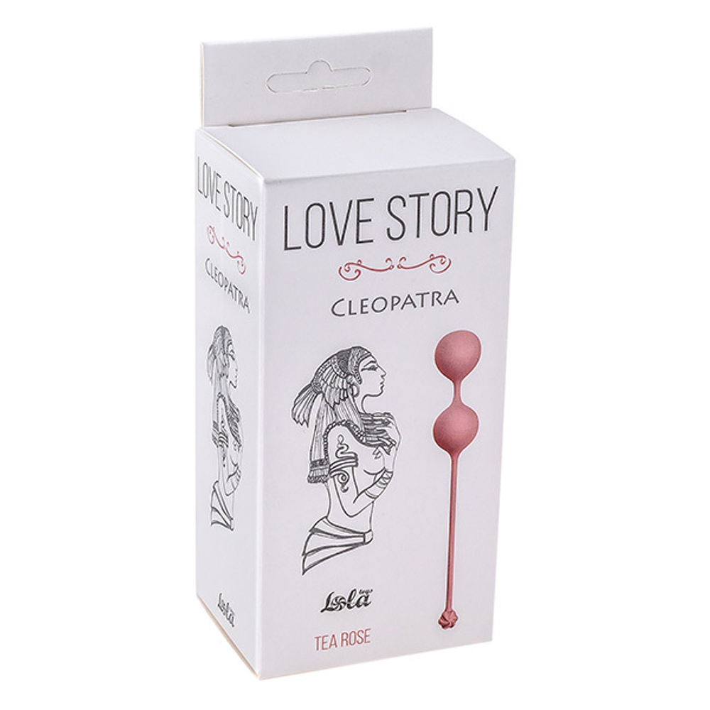Розовые вагинальные шарики 2,5см Lola Games Cleopatra Tea Rose 3007-01Lola
