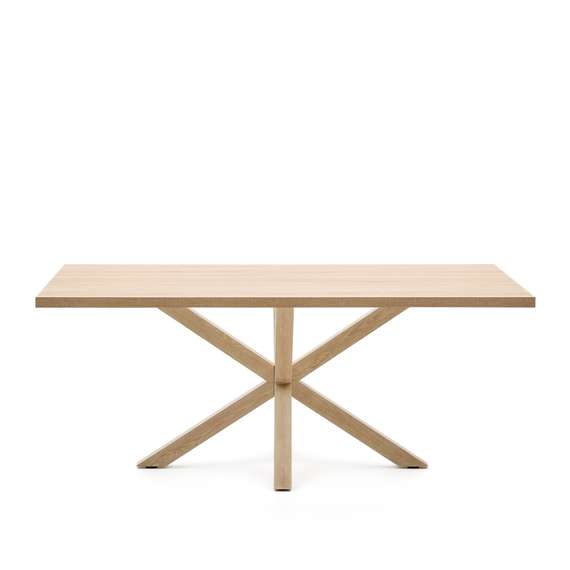 Стол Arya 200x100 дуб со стальными ножками под дерево