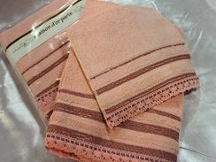 Набор полотенец  CROCHET - КРОКЕТ 3пр 30х50 50х90 и 70х140 Maison Dor (Турция)