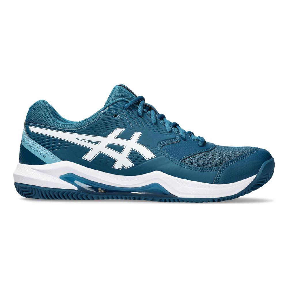 Мужские теннисные кроссовки ASICS Gel-Dedicate 8 Clay Court Shoe Men - Petrol, White