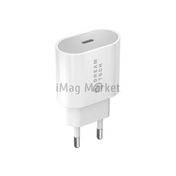 Сетевое зарядное устройство Dream PD01, 1 USB-C, 20W, 3A, белый