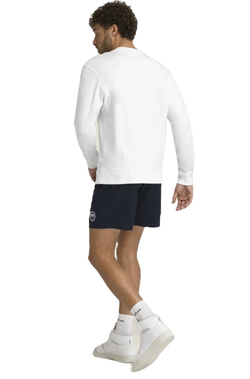 Мужская теннисная кофта Wilson Parkside Crew - snow white