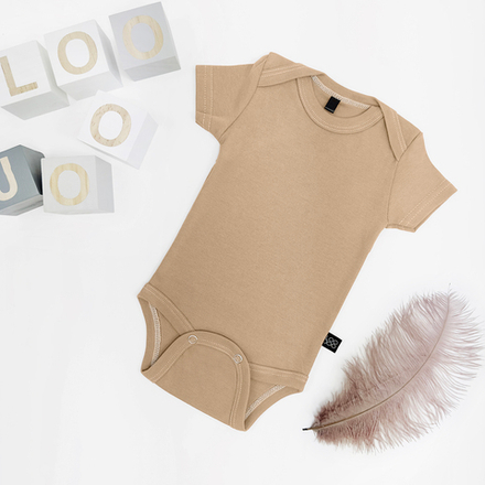 Боди с коротким рукавом LooJoo Карамель