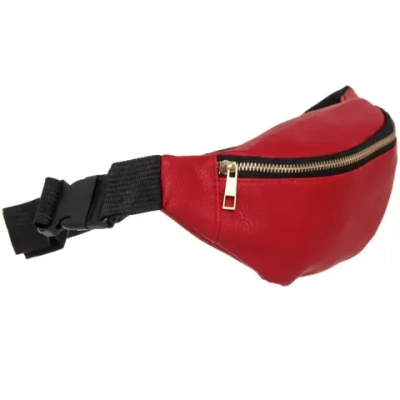 Сумка на пояс из искусственной кожи «Elements - Hit», цвет бордовый, 29*13см