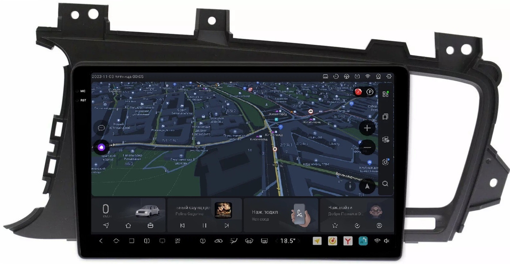 Магнитола для KIA Optima 3 2011-2013 TF - Carmedia OL-9745 QLed+2K, Android 13, UIS7870 (DUDU7), CarPlay, SIM-слот