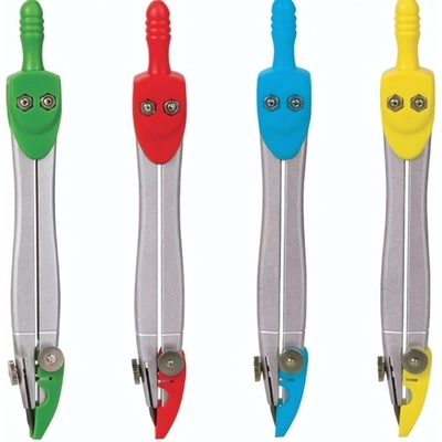 Циркуль Brauberg «Klasse» 115мм пластиковый пенал ассорти дисплей (1/24)