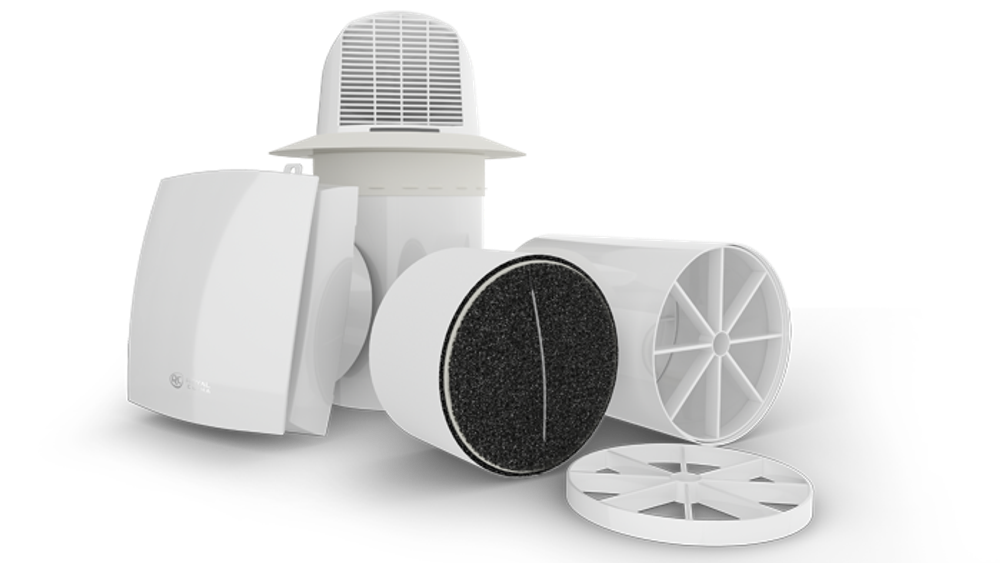 Энергоэффективная приточно-вытяжная вентиляционная установка серии FIATO RCF-70 LUX