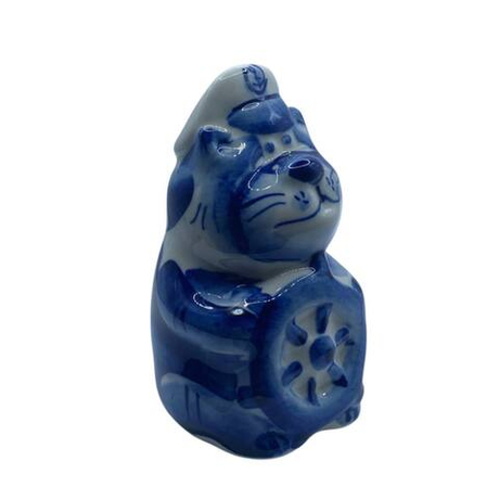 Фигурка Котик юнга гжель