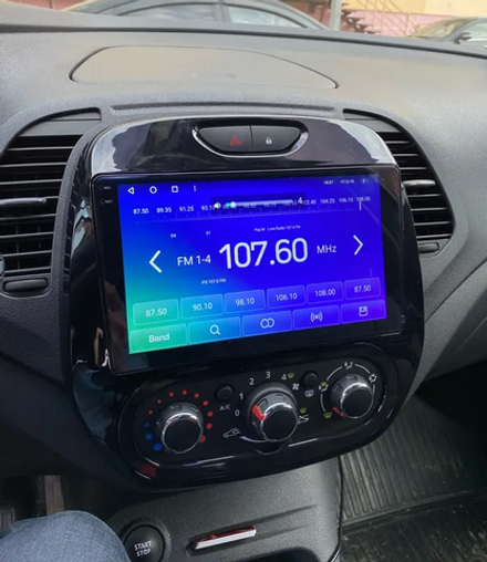 Магнитола для Renault Kaptur 2016-2022 - FarCar XXL733M монитор 9.5" 2K QLED на Android 14, TS20, 8+256Гб, CarPlay, 4G SIM-слот