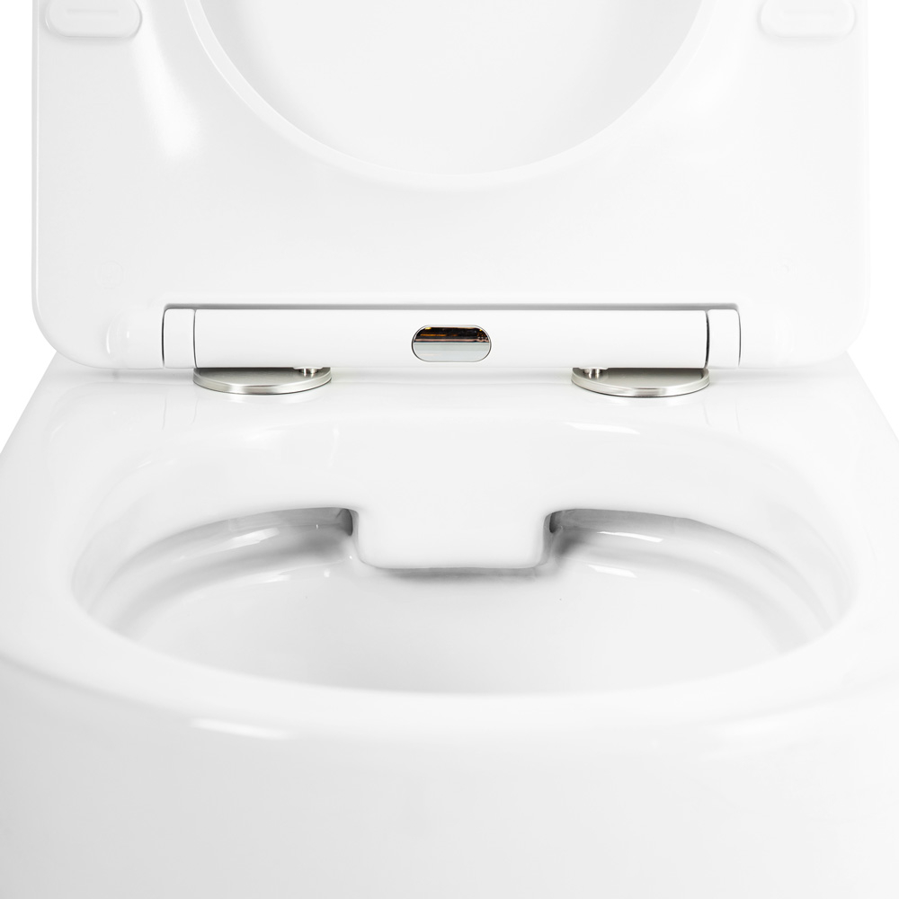 Унитаз подвесной Cezares STYLUS CZR-513-TH-R безободковый с сиденьем BelBagno BB2034SC