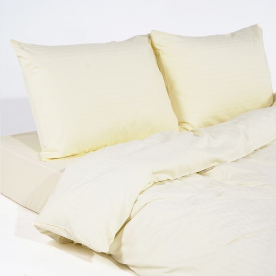 Простыня на резинке Ivory, 140x200х30, страйп полисатин HOMY