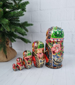 Матрешка Сказка 15см 5мест