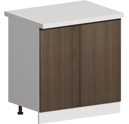 Кухня Модуль ШН 800 Белый / Дуб французский