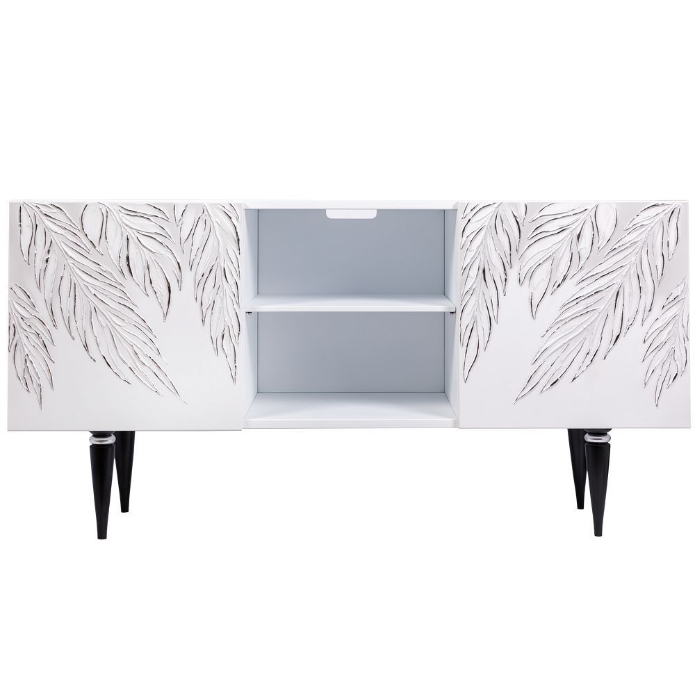 Тумба под ТВ Тропик 117см Классика Айс Найт Сильвер