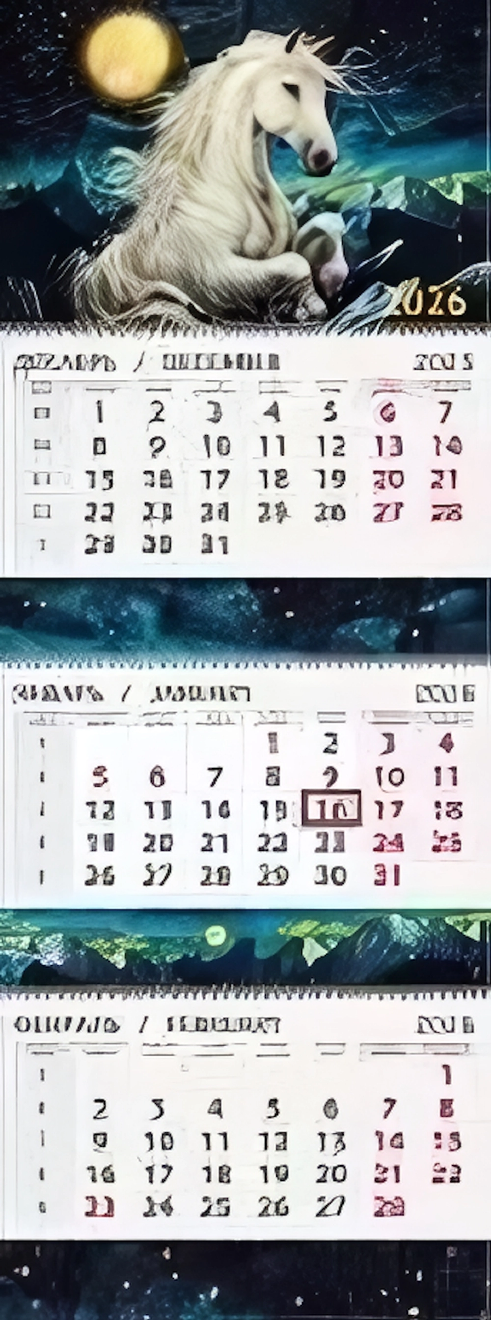 Календари 4 2026