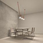 DK5561-WH+BK Cветильник для трека-ремня Belty, серия Flow, со светодиодом, D220*H117мм, 48V DC, 24W, RA90, 120°, 3000K, IP20, белый с черным, алюминий