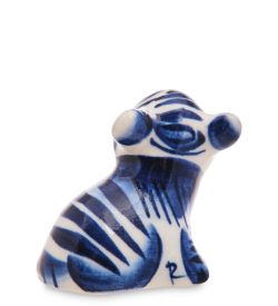 ГЛ- 687 Фигурка «Тигр» (Гжельский фарфор)