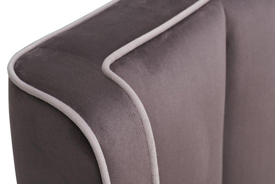 Кровать Odry c подъем.мех. велюр лилово-серый Vel19 186*220*120