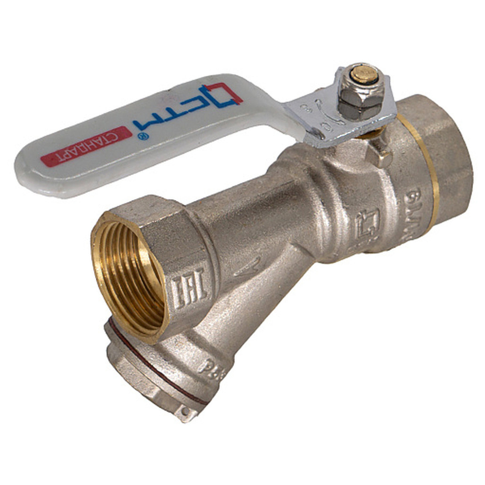 Кран CTM шар. 1/2" с фильтром рычаг СТАНДАРТ CWFFF012