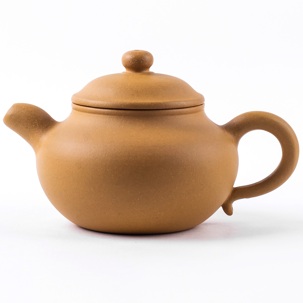 316027 Чайник ИСИН "ФАНГУ" (Под старину) 230мл, глина желтый