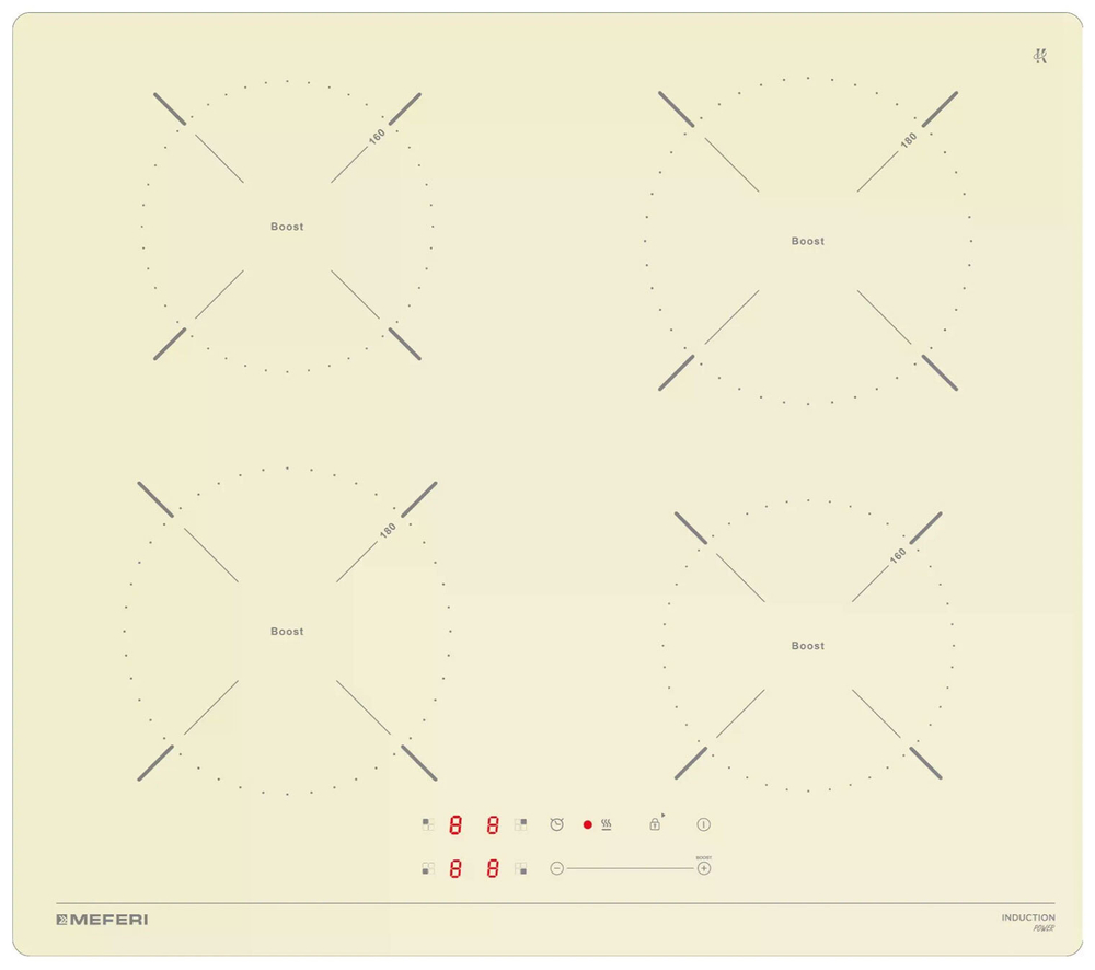 Электрическая варочная панель Meferi MIH604BG POWER
