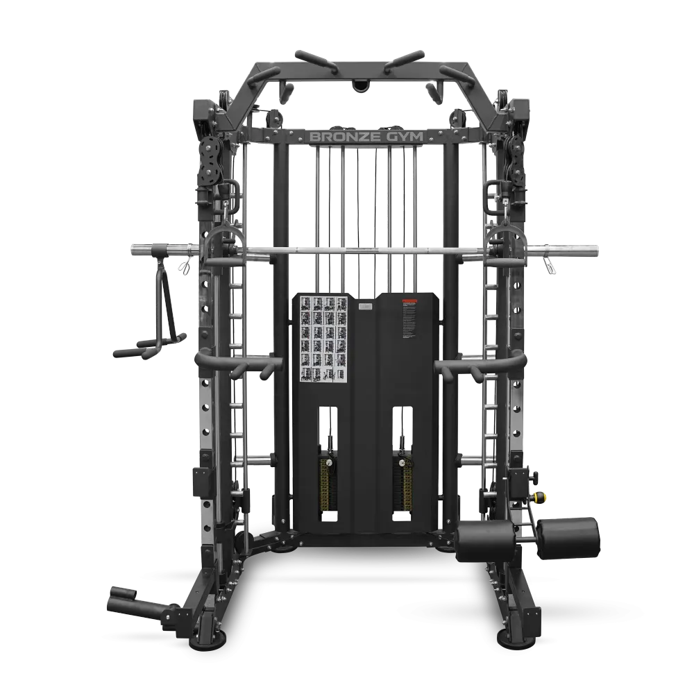 Многофункциональный силовой комплекс со встроенными весовыми стеками профессиональный BRONZE GYM YARD