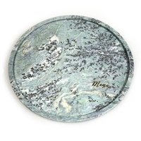 Поднос мраморный Mono (мрамор Blue Van Gogh) d-23