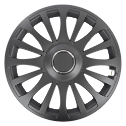 Колпаки R14 Sapphire 4шт (черно-матовые) ABS-пластик ARNEZI A0702036