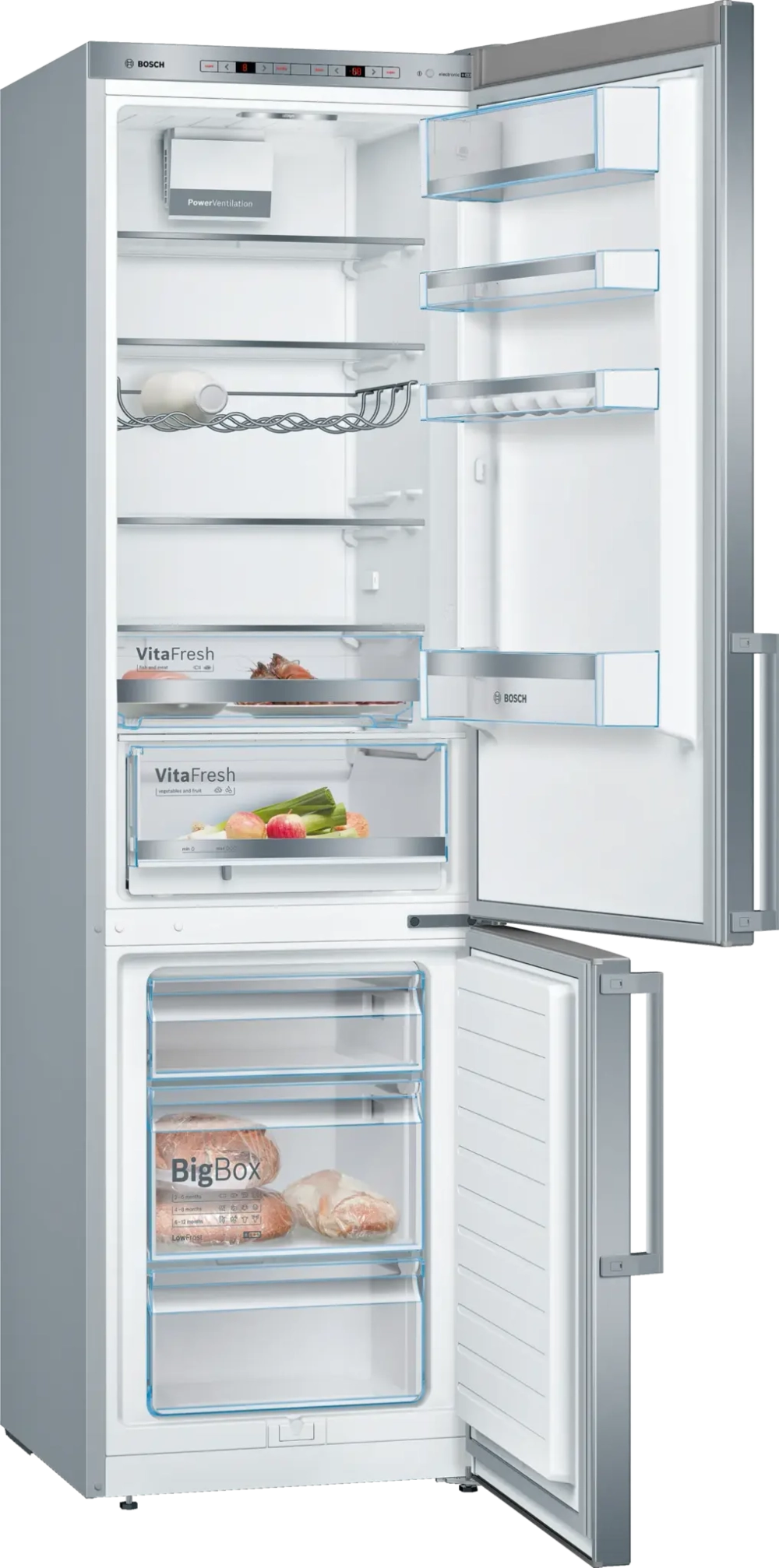 Двухкамерный холодильник Bosch KGE398IBP