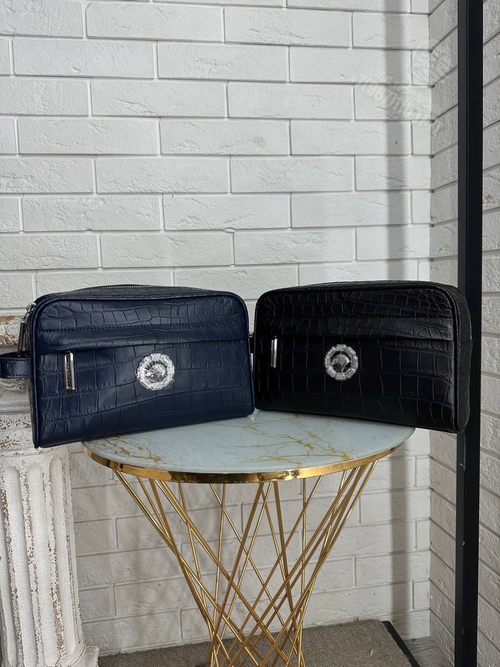 Клатч Stefano Ricci из кожи крокодила