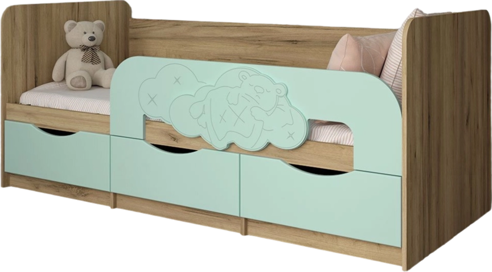 Кровать Мишки на облаке 1860