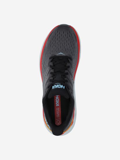 Кроссовки Hoka Clifton 8 Grey/Red