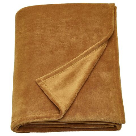 IKEA TRATTVIVA  (ИКЕА ТРАТТВИВА)  -  Покрывало, желто-коричневое, 150x250 см