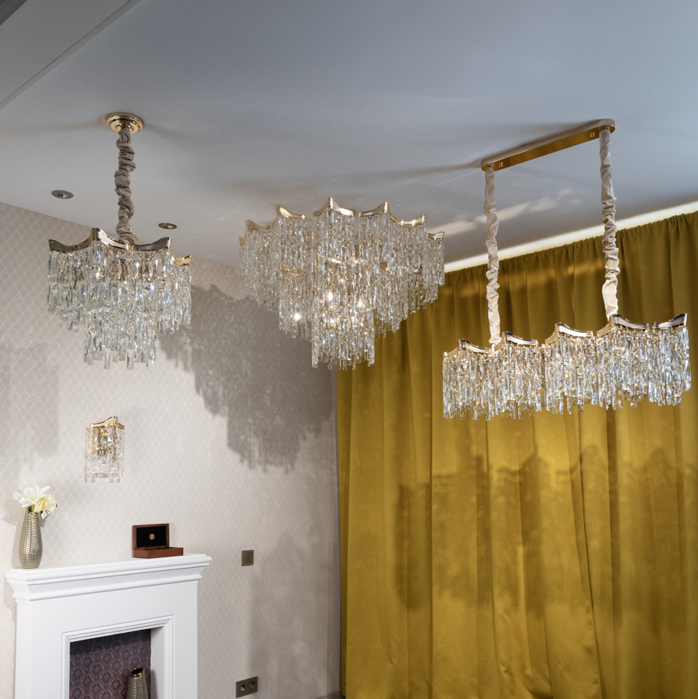 Citilux Моника CL308312 Бра хрустальное Золото