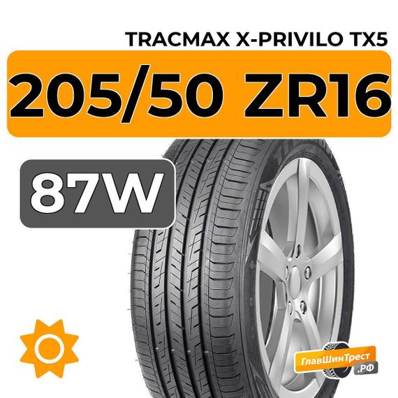 Tracmax X-Privilo TX5 205/50 ZR16 87W