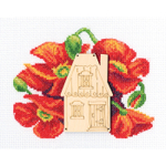 "Улица цветов"-MBE9004  вышивка