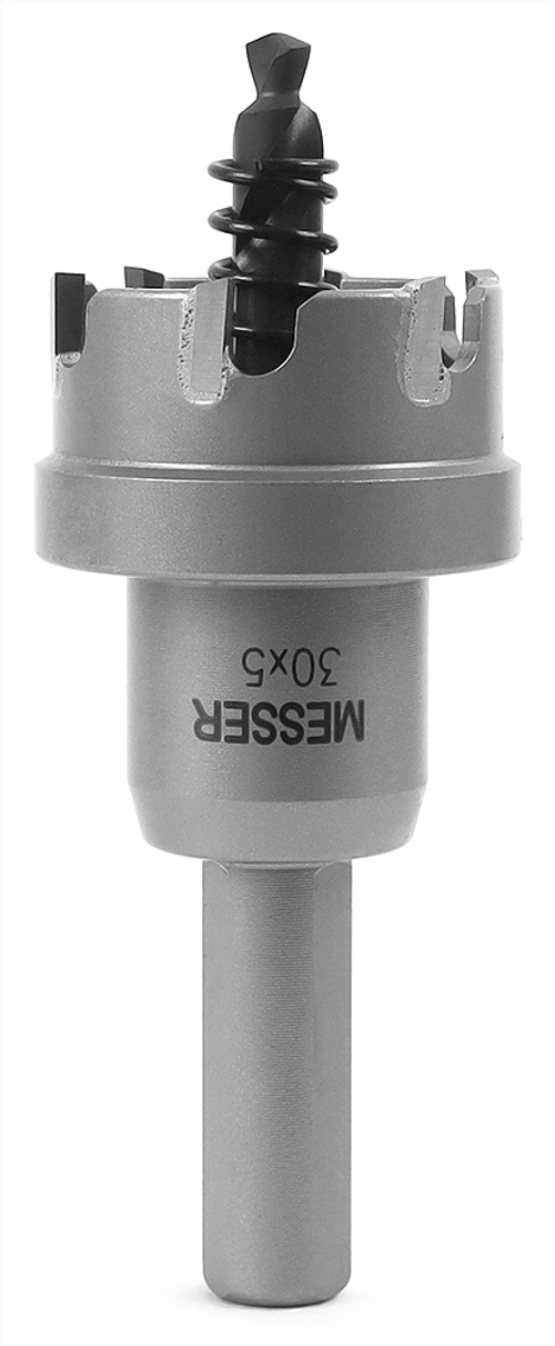 ТСТ коронка MESSER 30X5 с центрирующим сверлом и толкающей пружиной