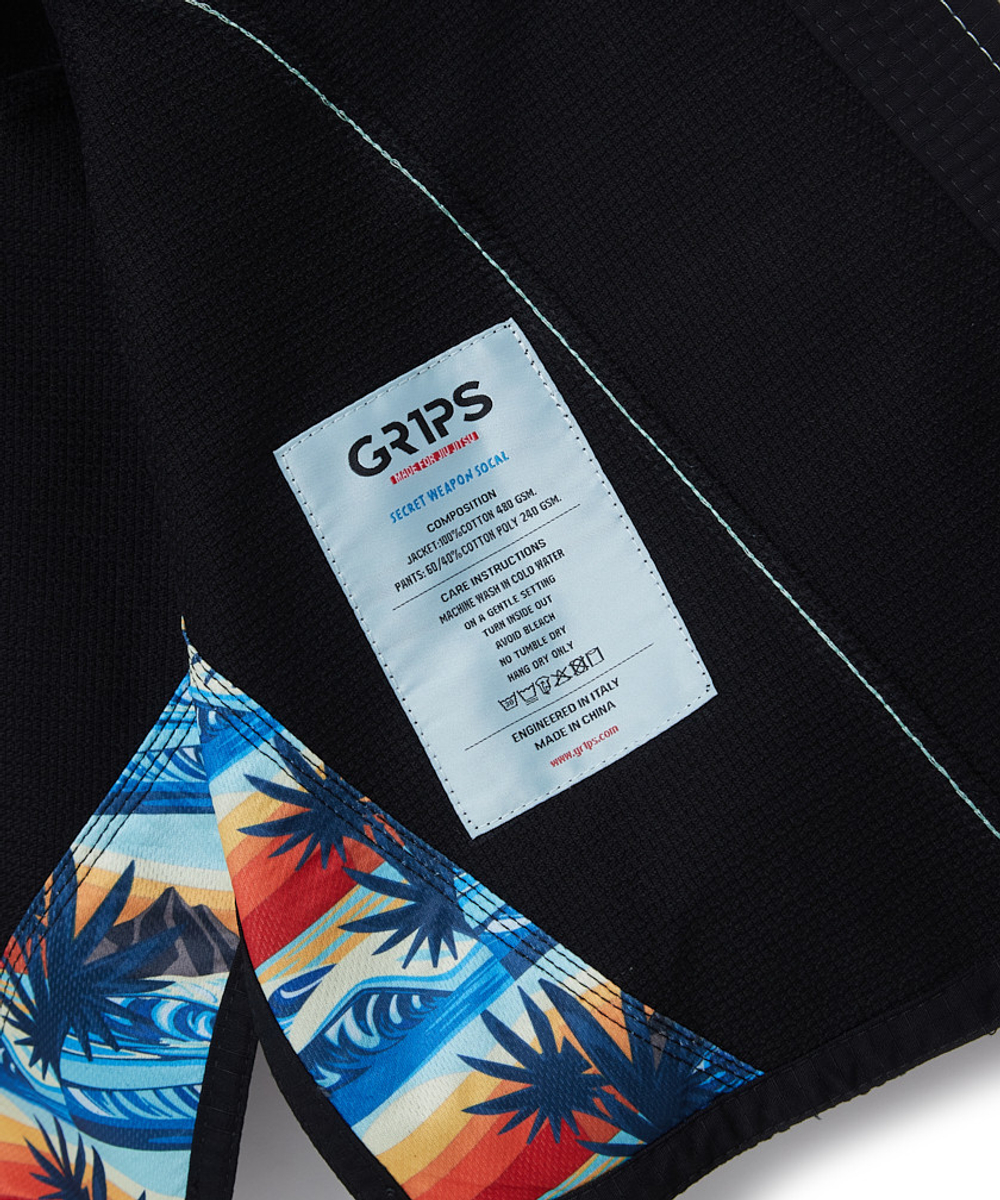 Кимоно Gr1ps Secret Weapon Socal - чёрное