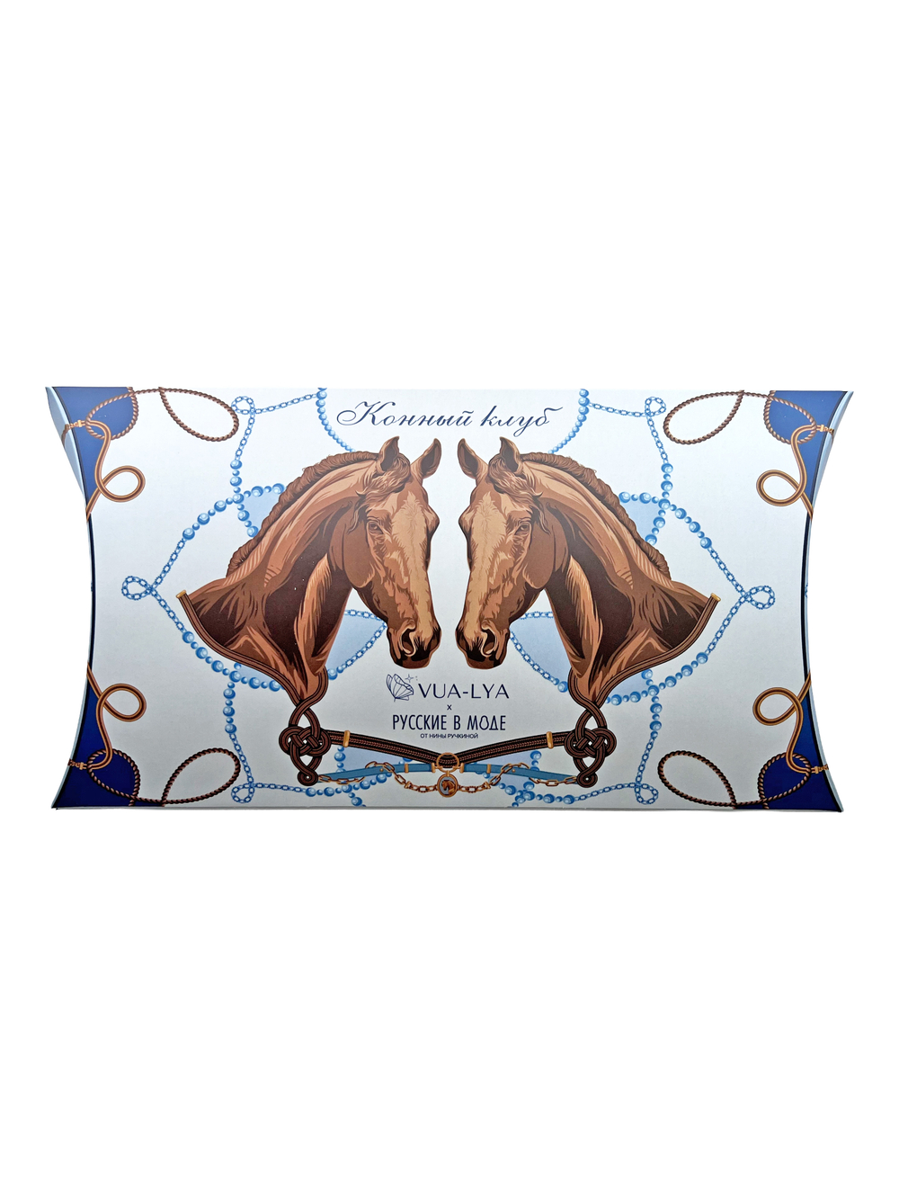 Платок «Конный клуб» 100% шёлк