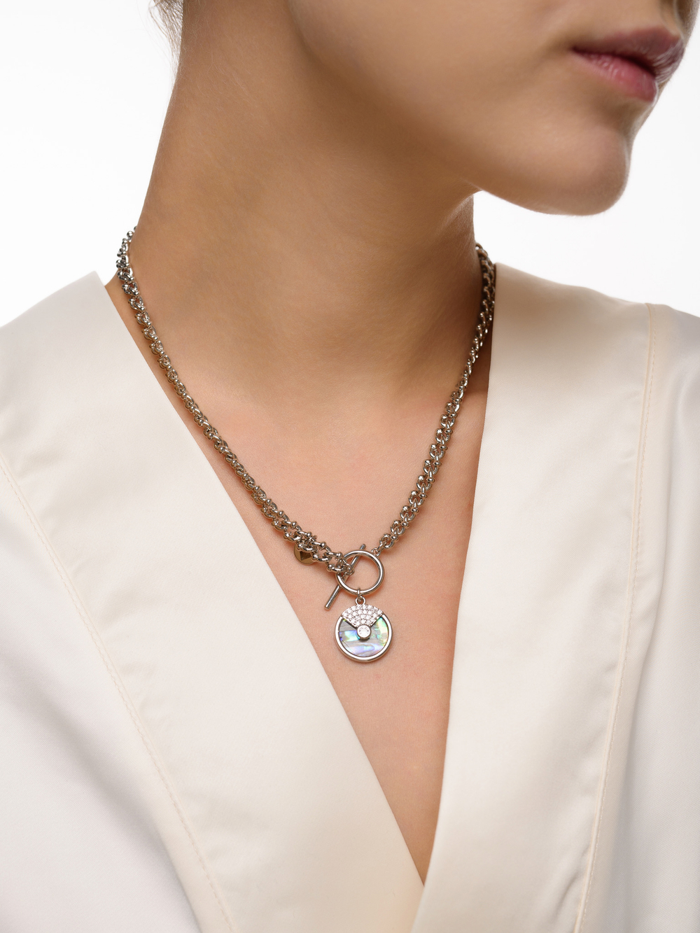 Цепь "Shiny Discs Nacre"