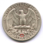 1/4 доллара 1943. США. Серебро VF