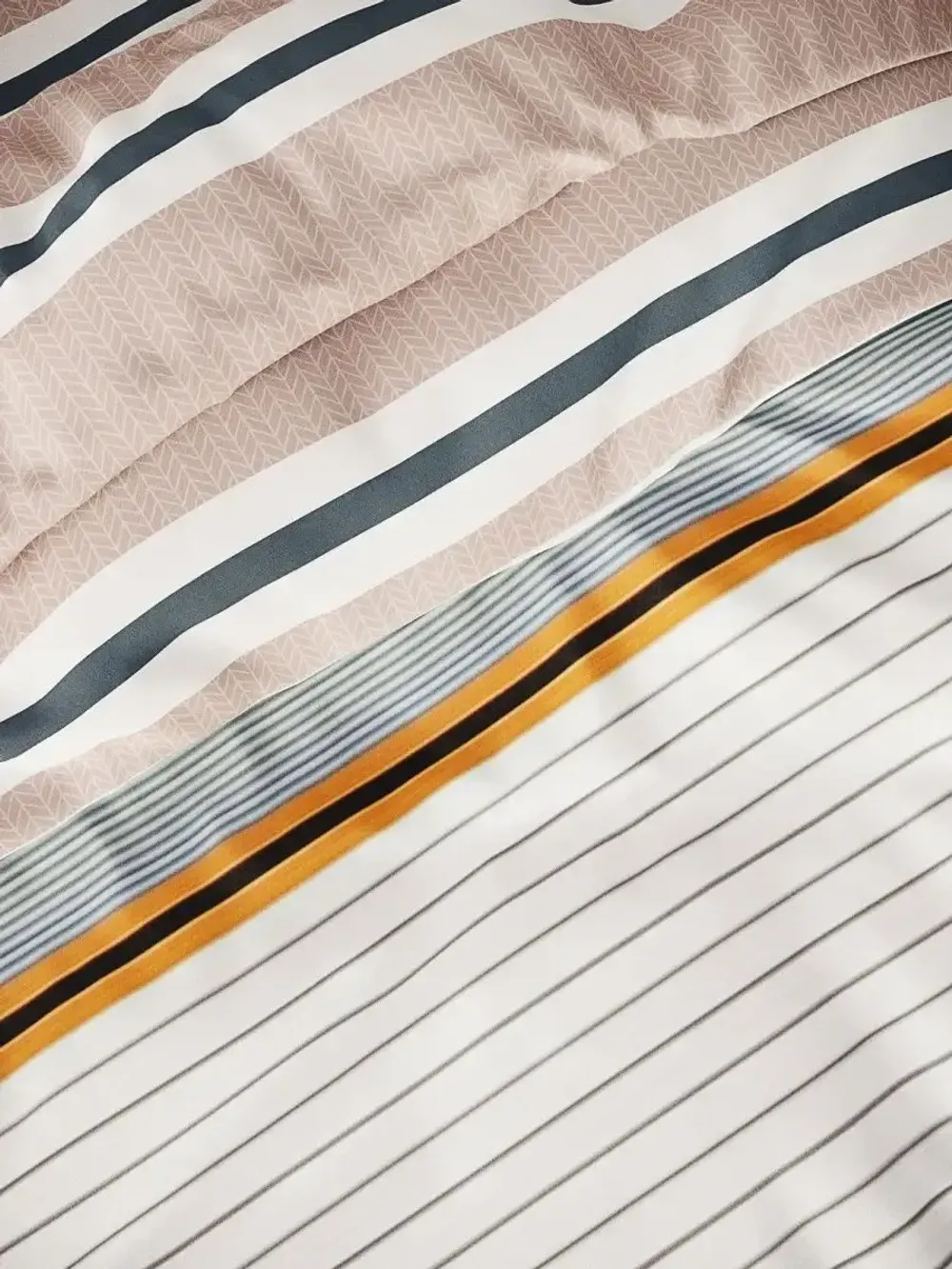 Постельное белье перкаль Сказка "Аляска/Аляска (компаньон)" 2-спальное Наволочка 50х70 см 2 шт Простынь на резинке 160x200 см Пододеяльник 175x215 см