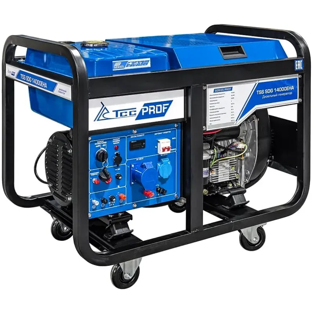 ТСС SDG 14000EHA дизель генератор с блоком АВР ТСС АВР-С 14000D/230/400 100139/190095