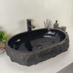 Раковина из андезита Erozy Black EA-64855 66*45*16 0038