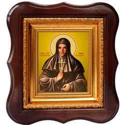 Анна Столярова преподобная схимонахиня. Икона на холсте.