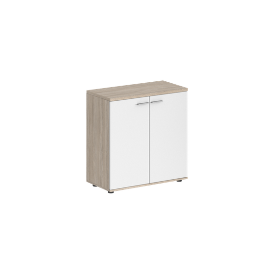 Шкаф низкий Сигма 800х400х825, 2-х дв., з.ст HDF