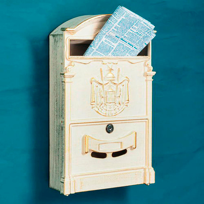 Почтовый ящик №4010В антик белый 7388022