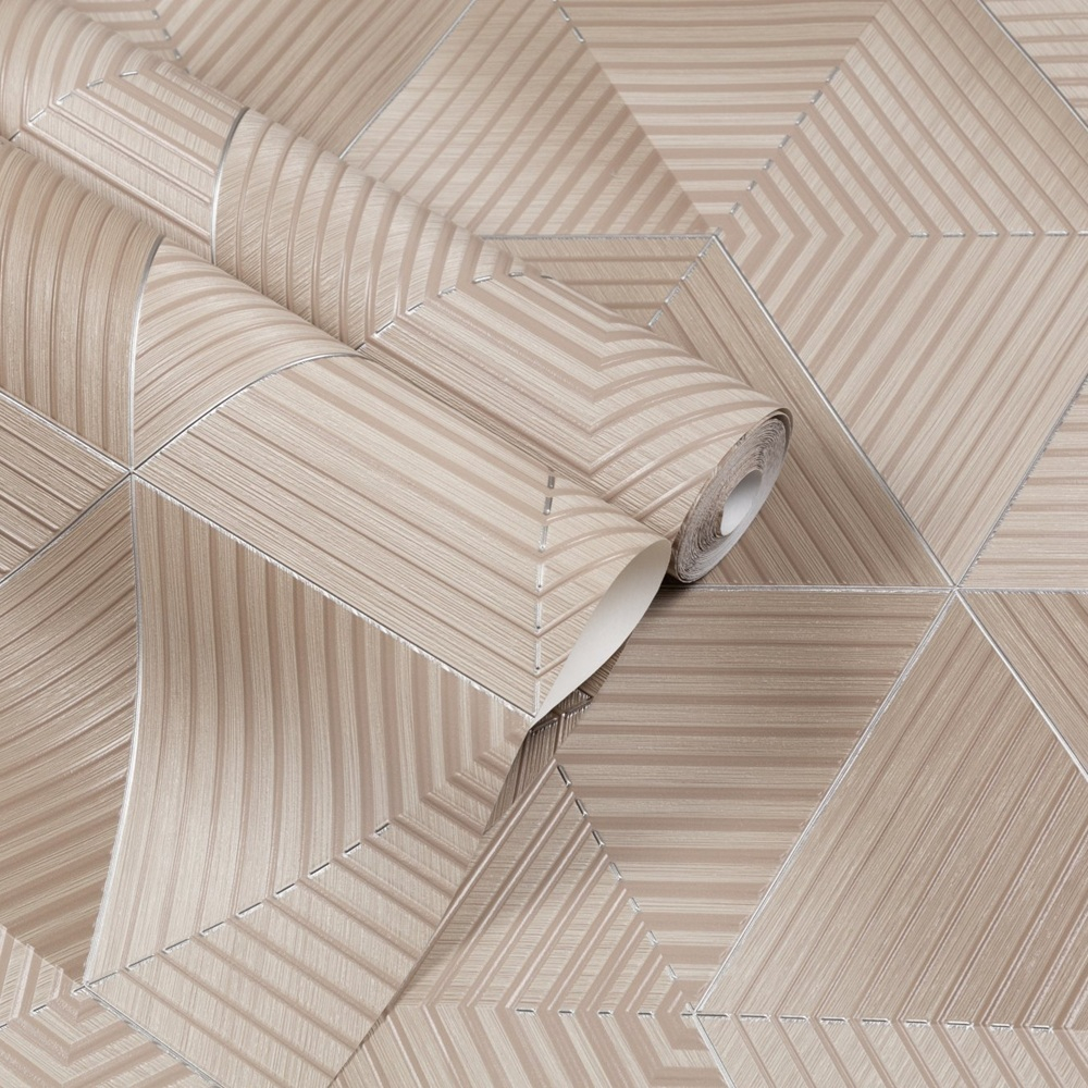 Обои виниловые HC72259-82 PALITRA HOME Wood Line, геометрия и абстракция 1,06 х 10,05 м