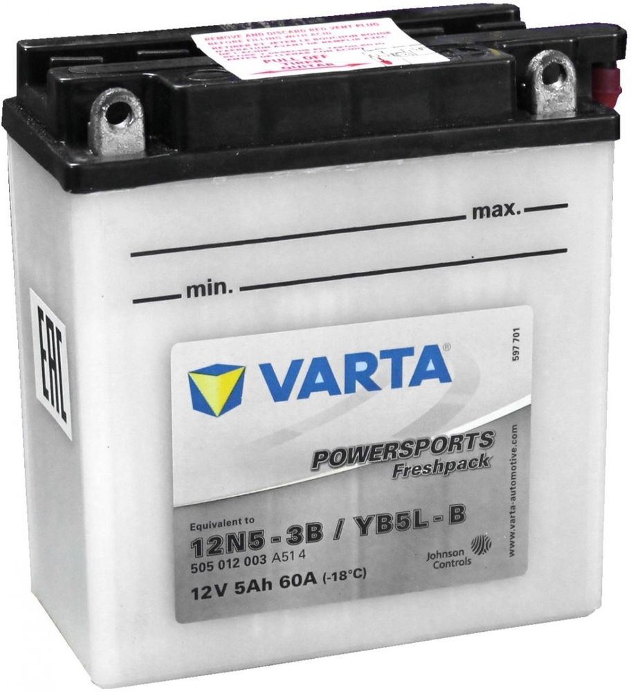 VARTA YB5L-B аккумулятор